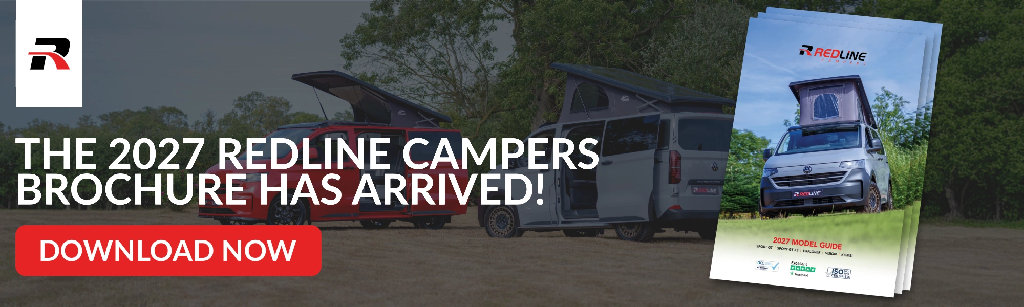 The 2027 Redline Campers brochure has arrived! The 2027 Redline Campers brochure has arrived!