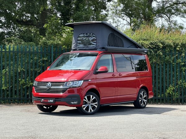 Used 2021 VW T6.1 Redline Sport SWB Cherry Red Campervan