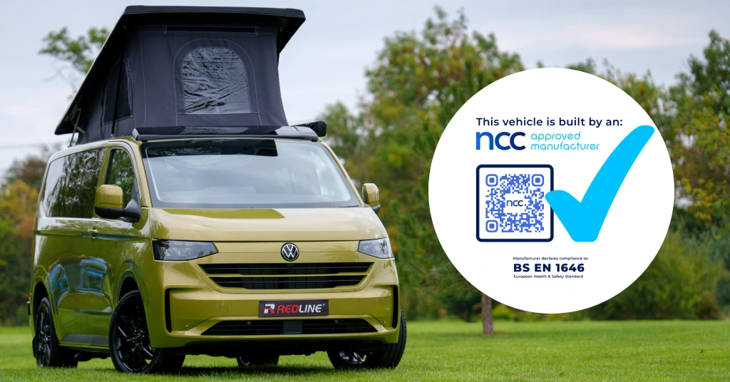 This vehicle is built by an NCC Approved Manufacturer