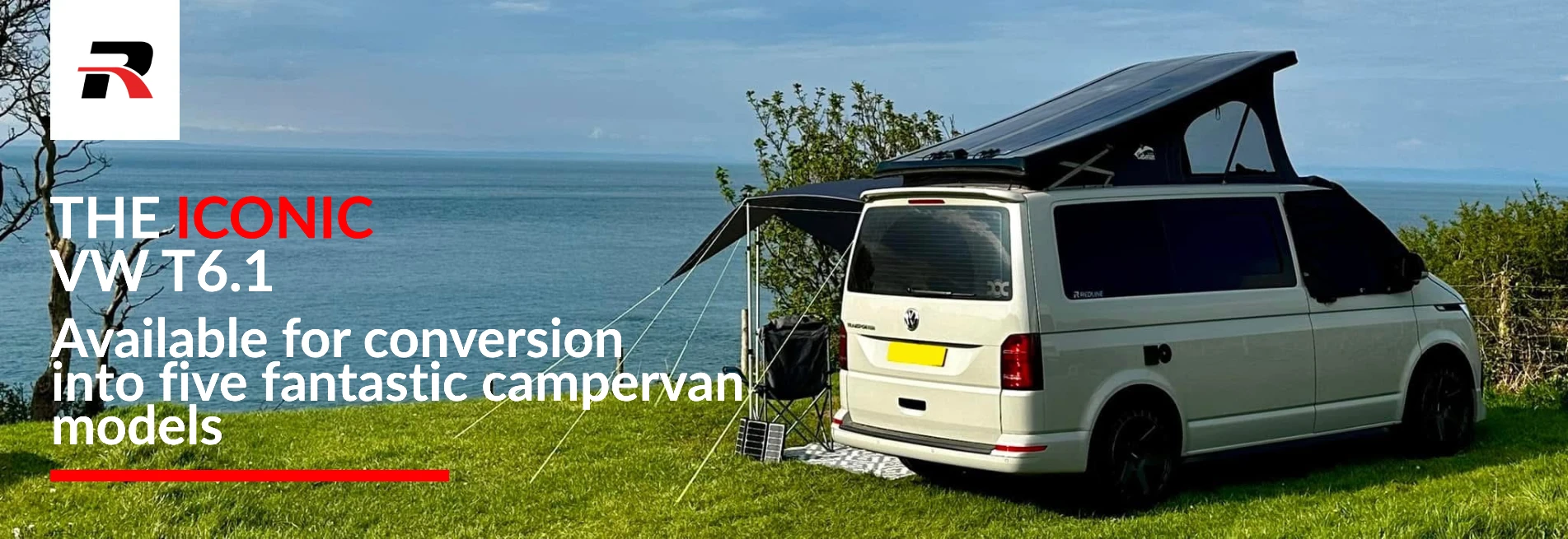 The iconic VW T6.1, available for conversion into five fantastic campervan models
