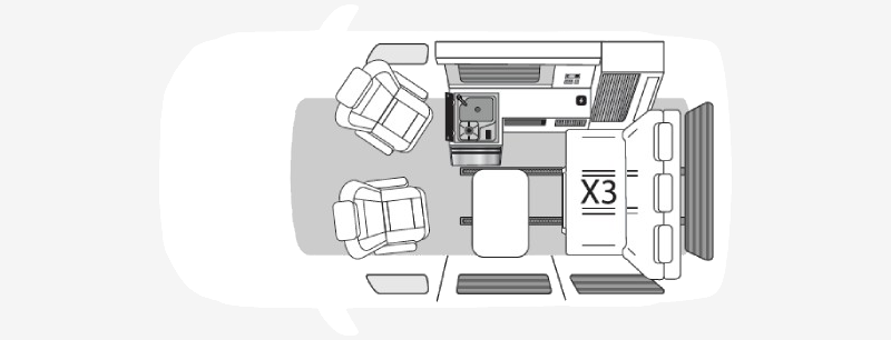 Redline Sport GT XS SWB Campervan Layout
