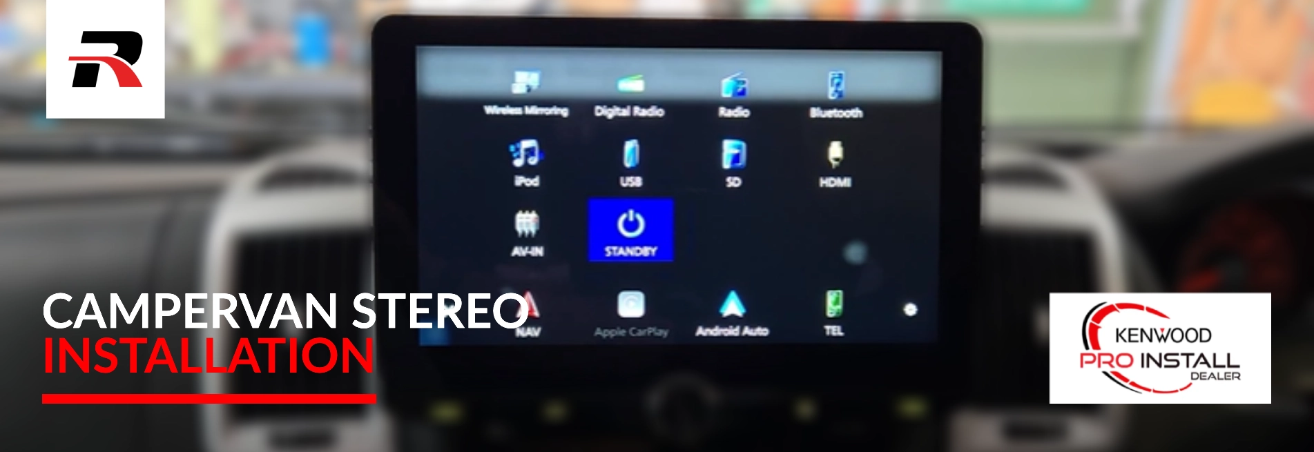 Campervan Stereo Installation