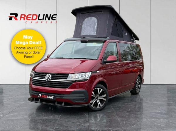 Used 2022(72) VW T6.1 Redline Sport SWB Fortana Red Campervan