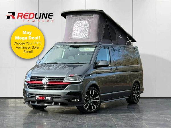 New 2023 VW T6.1 (Manual) Indium Grey SWB Redline Sport + Campervan