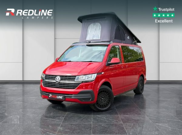 Used 2022(72) VW T6.1 Redline Sport SWB Cherry Red Campervan