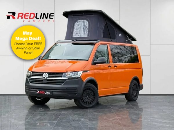 Used VW 2022 (72 plate) T6.1 Redline Sport SWB Orange Campervan