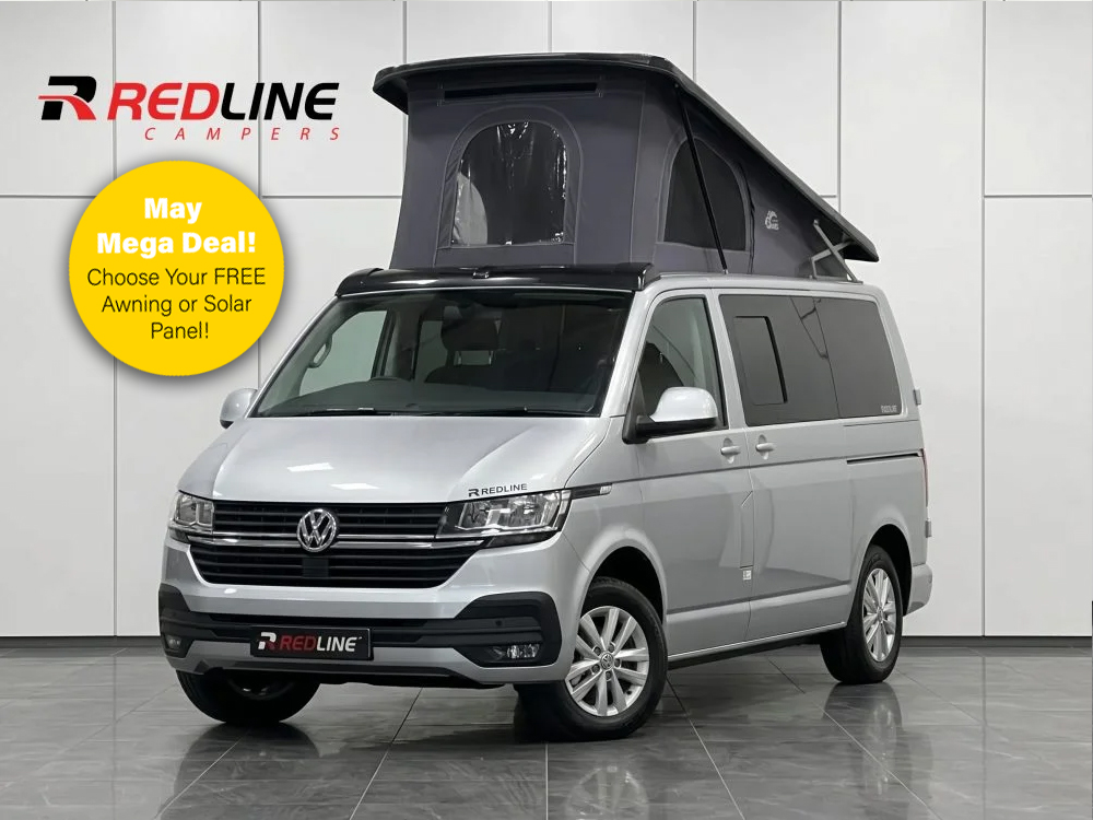 New 2023 VW T6.1 Manual Reflex Silver SWB Highline Redline Sport Campervan