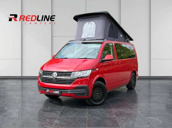 Used 2022(72) VW T6.1 Redline Sport SWB Cherry Red Campervan