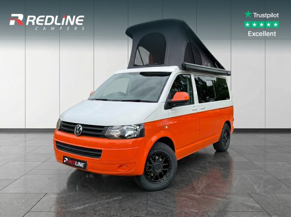 Used 2014 (64) VW T5 Campervan SWB Two Tone White/Orange