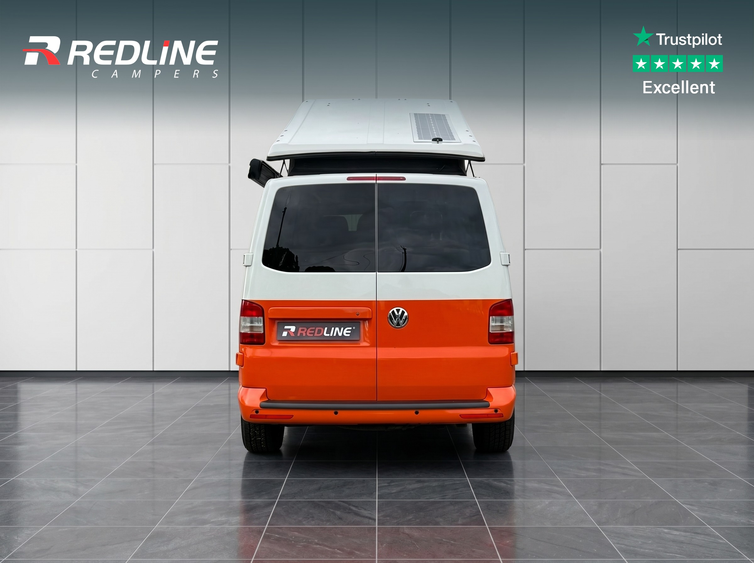 Used 2014 (64) VW T5 Campervan SWB Two Tone White/Orange - Image 28