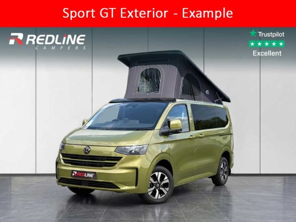 New (Unregistered) VW T7 Redline Sport GT SWB Warm Green Metallic Campervan (Price includes Conversion)