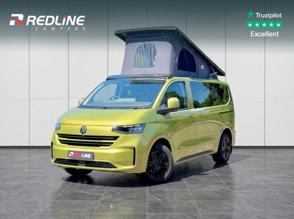 New Unregistered VW T7 Redline Explorer SWB Warm Green Metallic Campervan (Price includes Conversion)